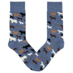 John Crazy Socks 8 John Crazy Socks -John Crazy Socks DOGBREEDS L BLUE 1